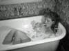 Lane Kharmon Eats Cereal from the Bathtub